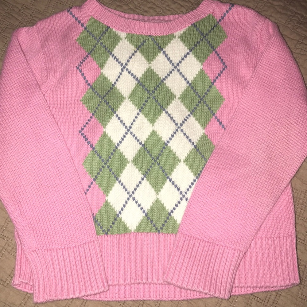 Argyle Sweater 💯% Cotton